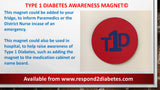 TYPE 1 DIABETES Awareness Magnet© (MA04) ex VAT
